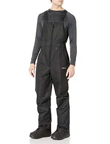 Arctix Men's Essential Insulated Bib Overalls, Black, MediumInseam