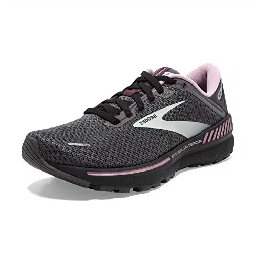 Brooks Women's Adrenaline GTS Supportive Running Shoe   PearlBlackMetallic   edium