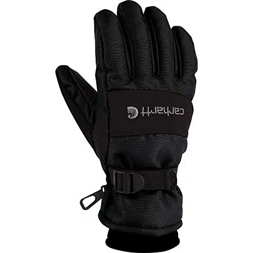 Carhartt Men's Aaterproof Glove   Large   Black