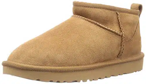 UGG Women's Classic Ultra Mini Ankle Boot, Chestnut,