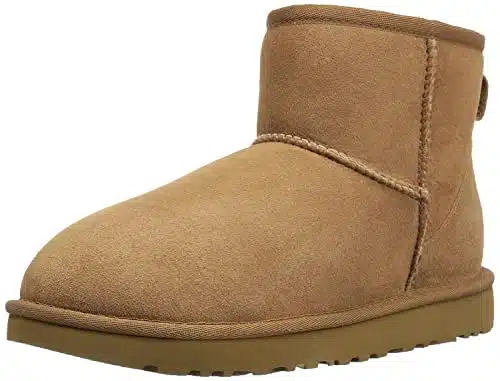 UGG womens Classic Mini Ii Boot, Chestnut,