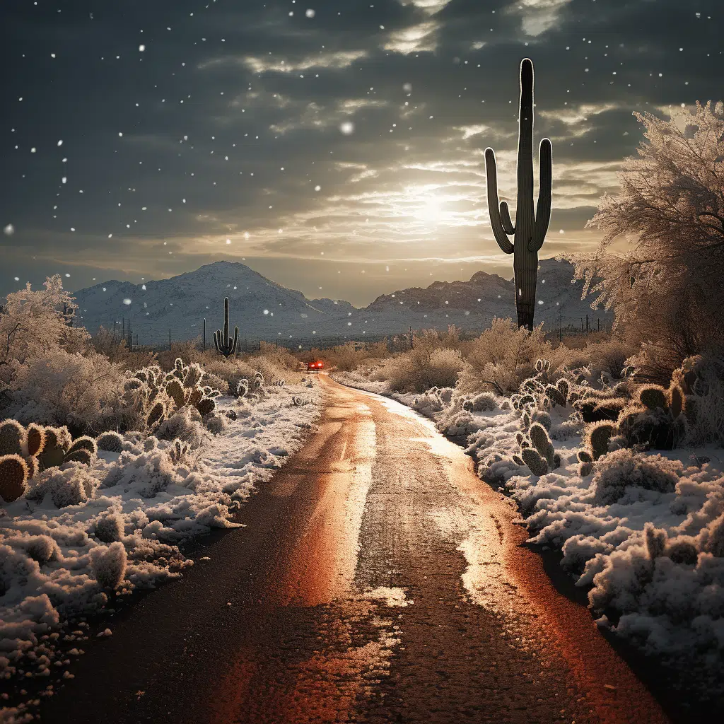 arizona snow