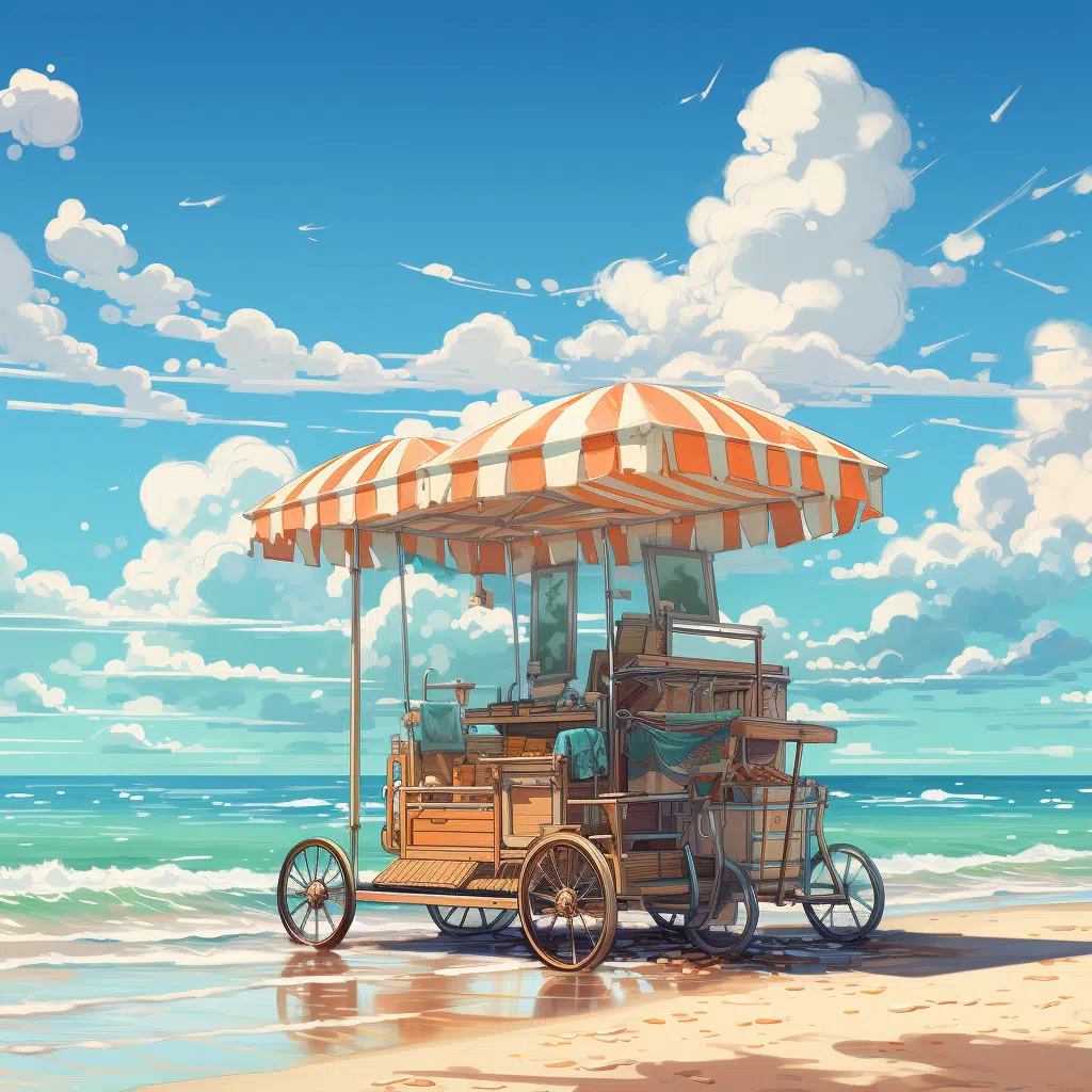 beach cart