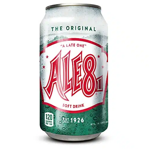 Ale One Ginger Ale Soda with a Caffeine Kick & Hint of Citrus   The Original Flavor   Pack, Case of Oz Cans   Ginger Soft Drink, Pack of