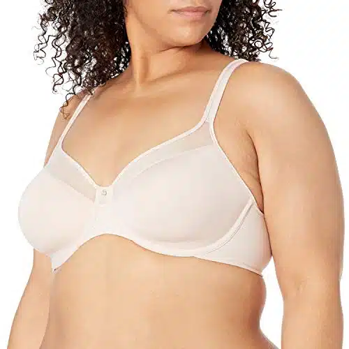 Bali womens Bali Women's One Smooth Ultra Light Convertible DfFull Coverage Bra, Sandshell, D US