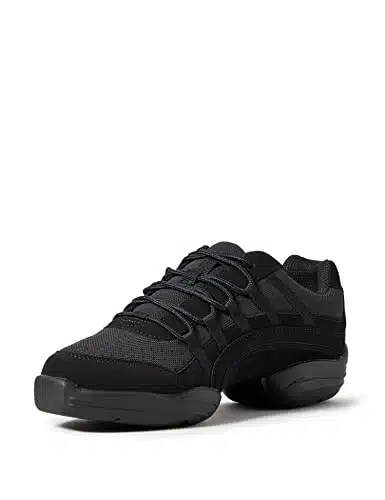 Capezio Unisex Rock It Dansneaker Dance Shoe, Dance Shoes With Cool Ventilated Arch & Modern Design For Many Styles Of Dance,Shoes Women & Men Can Wear For Studio Practice & On Stage Black,