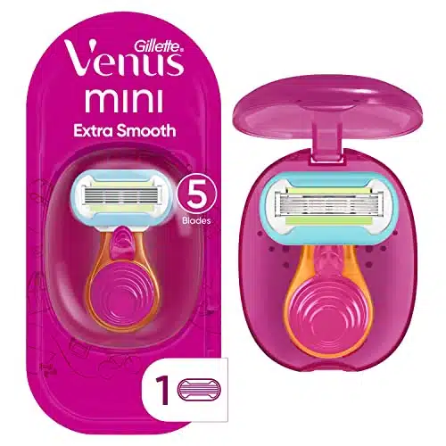 Gillette Venus Extra Smooth On The Go Women's Razor Handle + Blade Refill + Travel Case