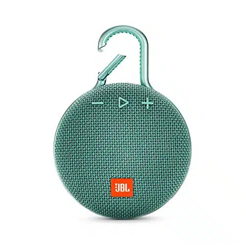 JBL Clip , River Teal   Waterproof, Durable & Portable Bluetooth Speaker   Up to Hours of Play   Includes Noise Cancelling Speakerphone & Wireless Streaming