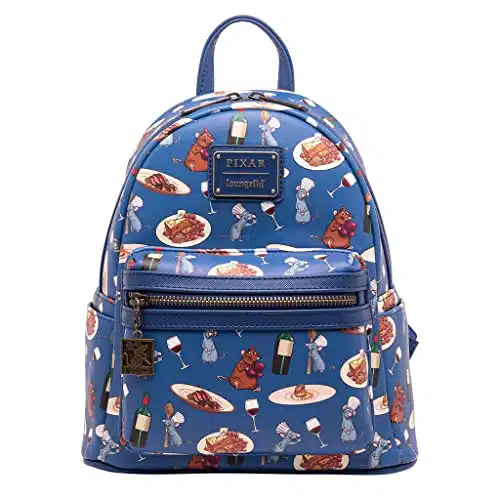 Loungefly Disney Pixar Ratatouille Remy and Emile Allover Print Backpack