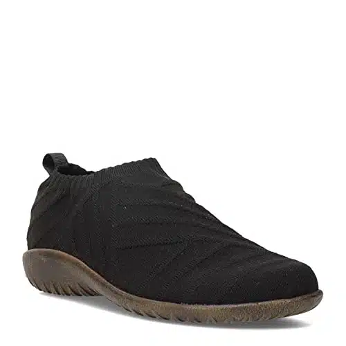 NAOT Women's Okahu Shoe Black Knit  US