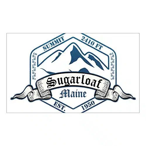 Sugarloaf Ski Resort Maine Decal Vinyl Bumper Sticker