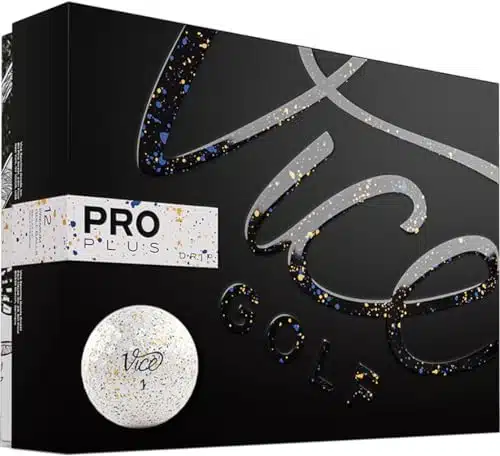 Vice Golf Limited Edition Pro Plus Golf Balls (Drip Navy Orange)