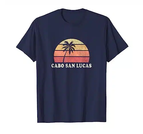 Cabo San Lucas Vintage s Retro Throwback Design T Shirt