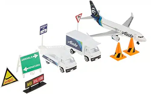 Daron Alaska Airlines Airport Play Set , Blue