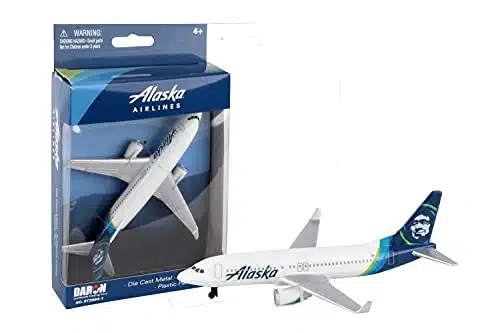 Daron Alaska Airlines Single Plane Vehicle , Blue