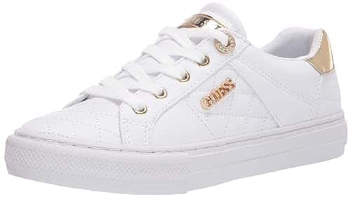 Guess Women's Loven Sneaker, White,