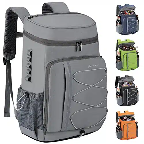 Maelstrom Can Backpack Cooler Leakproof,Insulated Soft Cooler Bag,Beach  Camping Cooler,Ice Chest Backpack for Travel, Grocery Shopping,Kayaking,Fishing,Hiking,Orange