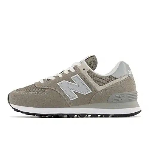 New Balance Women's Core Sneaker, GreyWhite,