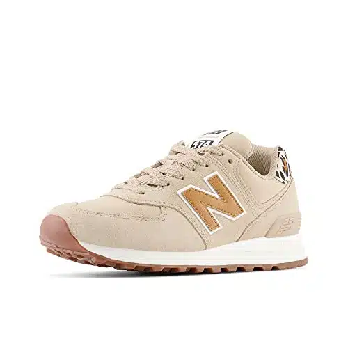 New Balance Women's VAnimal Print Sneaker, Mindful GreyTobaccoWhite,