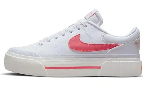 Nike Wmns Court Legacy Lift Shoes CODE D , White Pink,