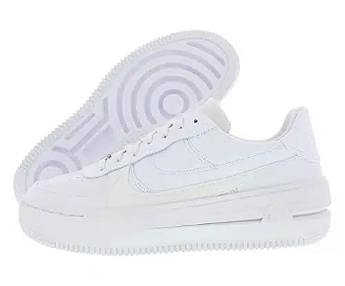 Nike Womens Air Force One PLT.AF.ORM Sneakers (WhiteSummit White White White, )