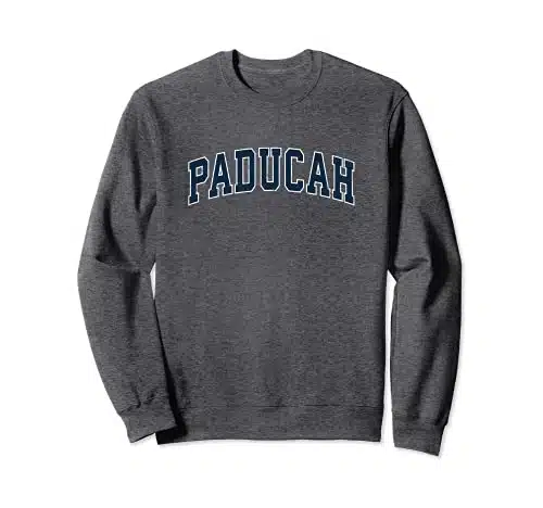 Paducah Kentucky KY Vintage Sports Design Navy Design Sweatshirt