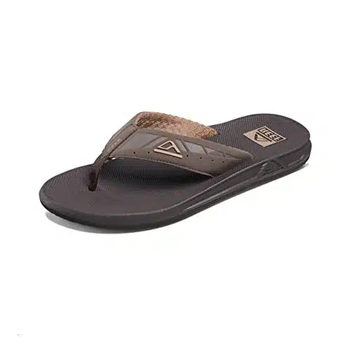 Reef mens Phantoms Flip Flop, Brown,