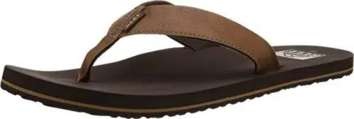 Reef mens Twinpin Flip Flop, Brown,