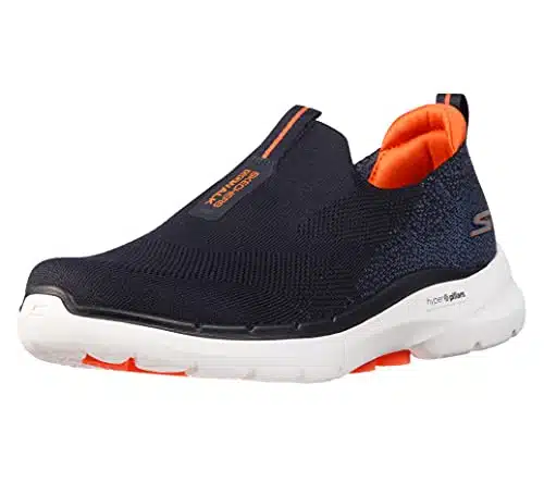 Skechers Men's Gowalk Stretch Fit Slip On Athletic Performance Walking Shoe, NavyOrange,