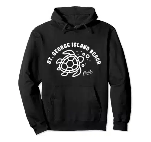 St. George Island Beach Florida Sea Turtle Souvenir Pullover Hoodie