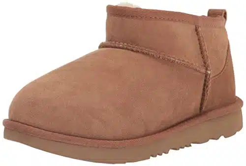 UGG Unisex Child Classic Ultra Mini Boot, Chestnut,