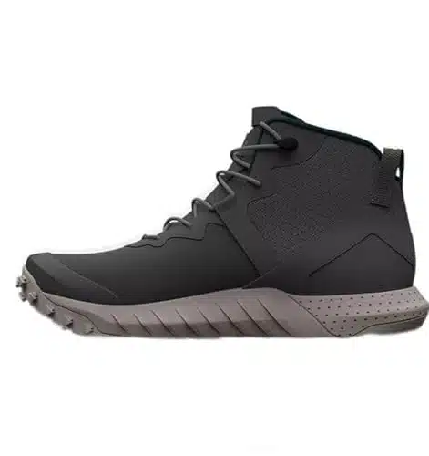 Under Armour Men's Micro G Valsetz Trek Mid Waterproof Military and Tactical Boot, () Jet GrayPewterBlack,