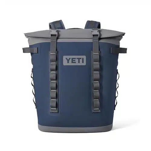 YETI Hopper Backpack Soft Sided Cooler with MagShield Access, Navy