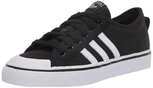 adidas Originals mens Nizza Sneaker,Core Black Cloud White Cloud White,