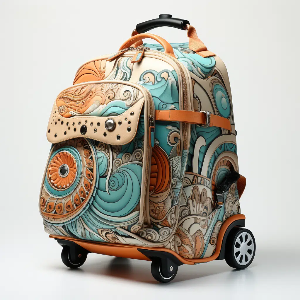 backpack with wheels