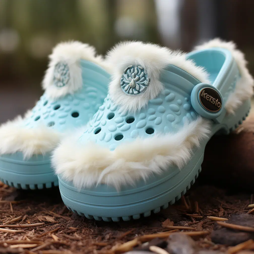 fur lined crocs