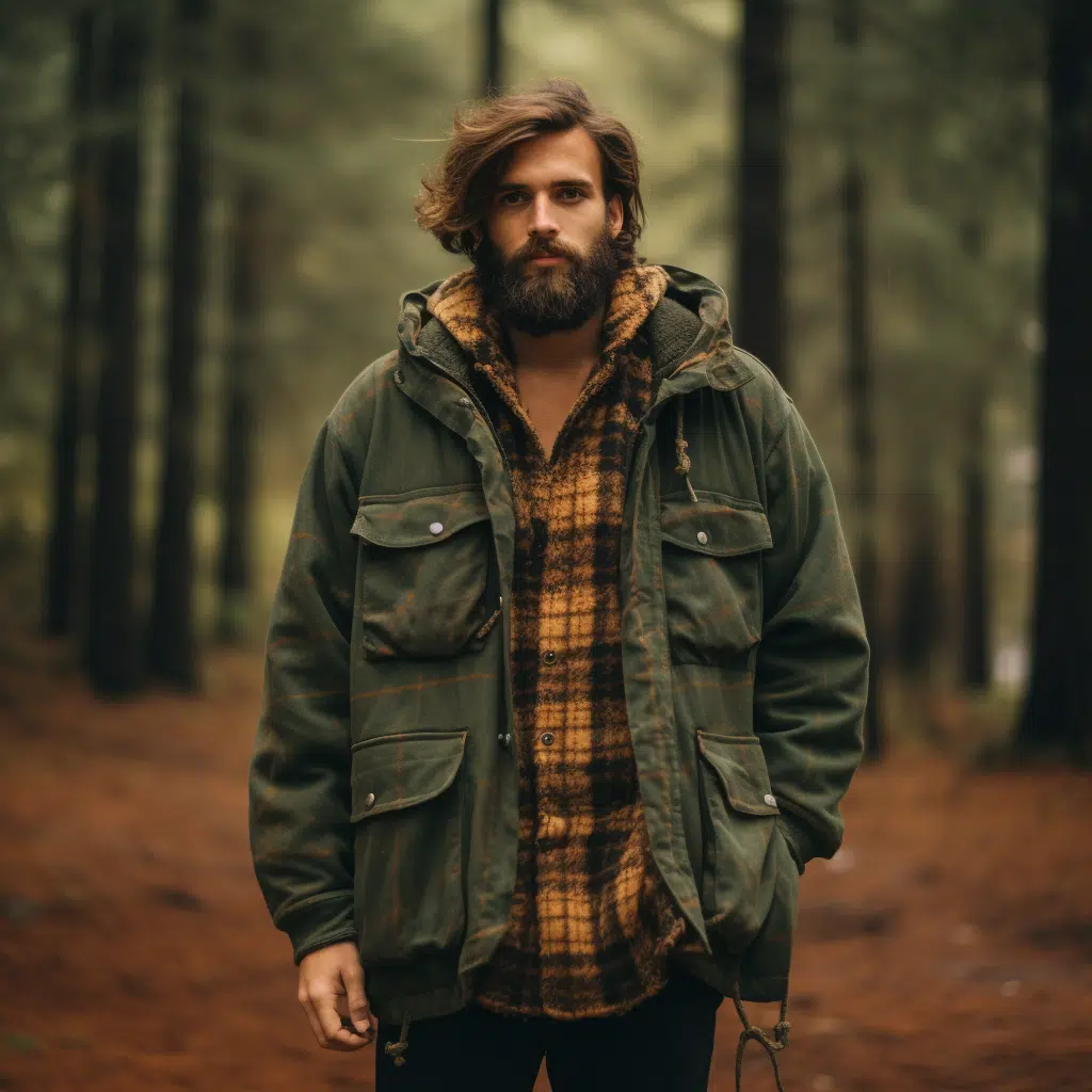 mens flannel jacket