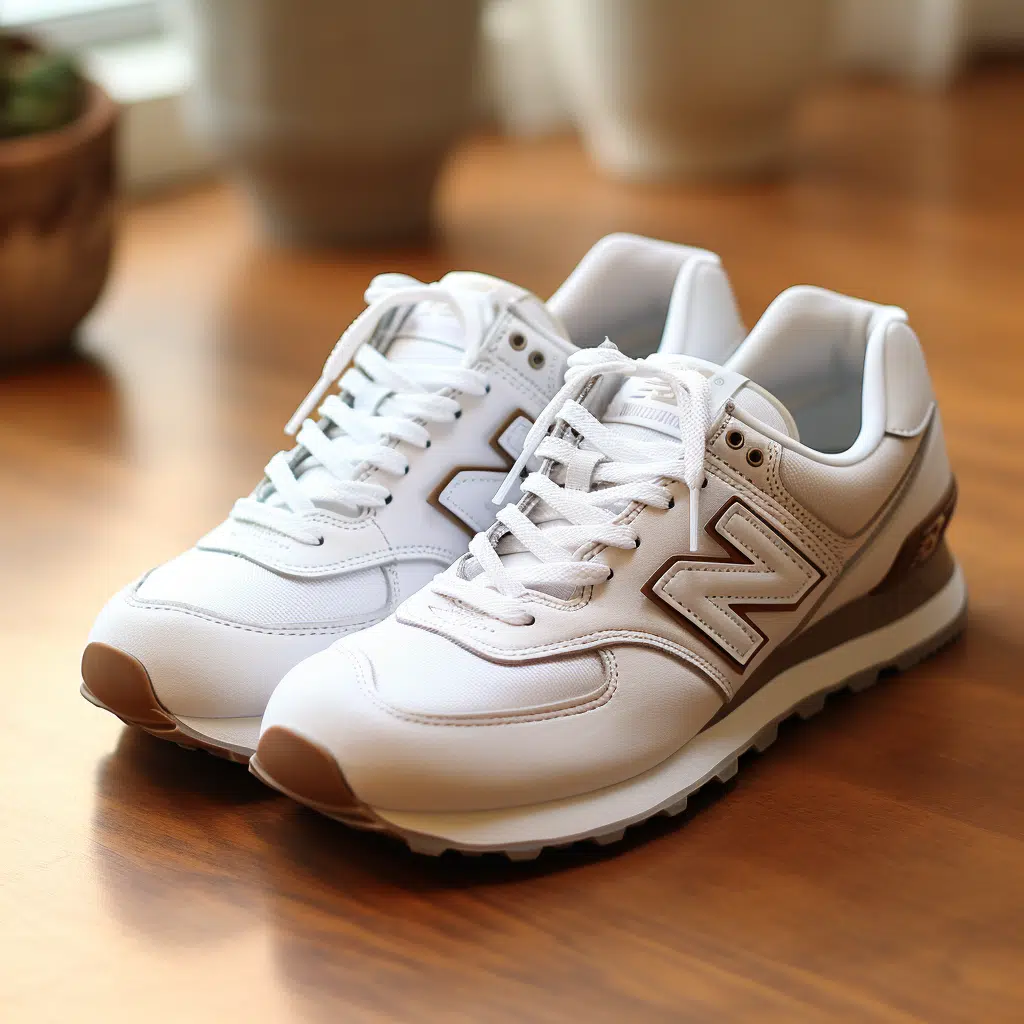 new balance white shoes