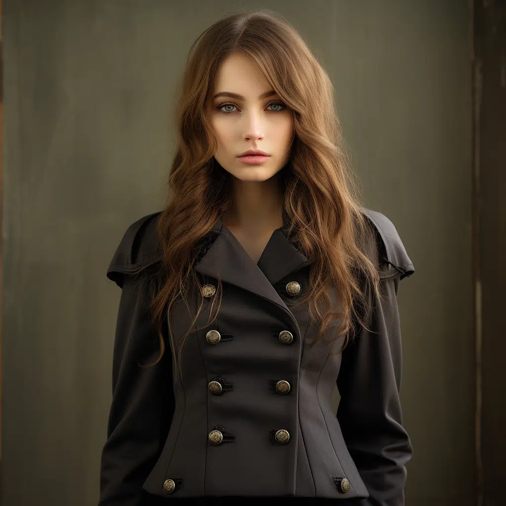 womens peacoat