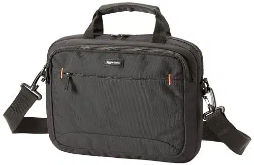 Amazon Basics Inch Laptop and iPad Tablet Shoulder Bag Carrying Case, Black