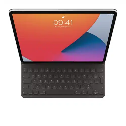 Apple Smart Keyboard Folio iPad Keyboard case for iPad Pro inch (rd, th, th, th Generation), Two Viewing Angles, Front and Back Protection, British English   Black