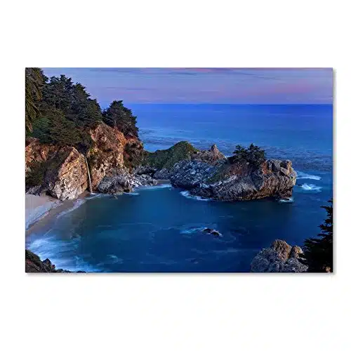 Big Sur McWay Falls by Mike Jones Photo, xInch Canvas Wall Art