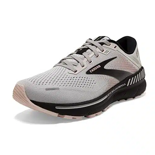 Brooks Women's Adrenaline GTS Supportive Running Shoe   GreyRoseBlack   edium