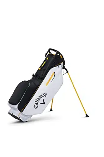 Callaway Golf Fairway C Stand Bag (BlackWhiteGolden Rod)