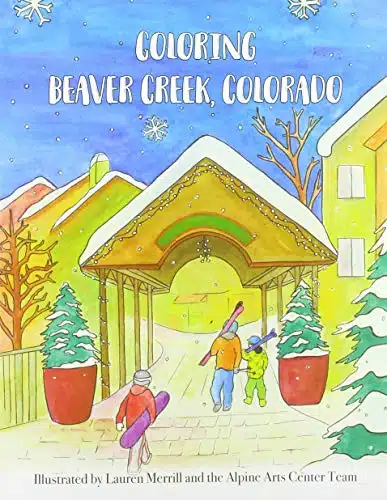 Coloring Beaver Creek, Colorado (Coloring Ski Towns in Colorado)