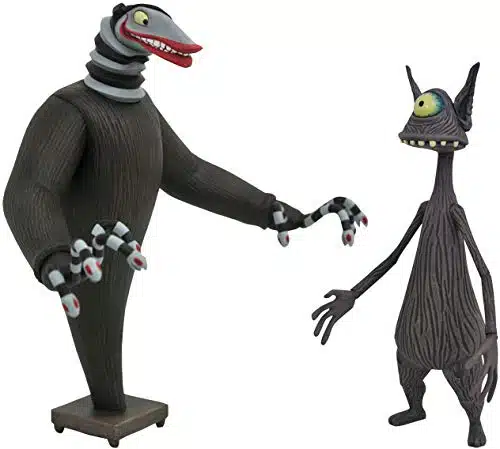 Diamond Select Toys The Nightmare Before Christmas The Creature Under The Stairs & Cyclops Select Action Figure, Multicolor