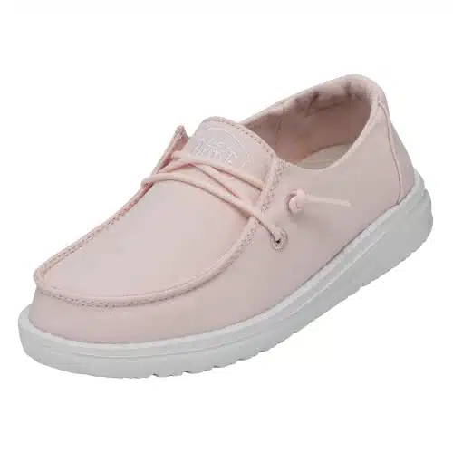 Hey Dude Wendy Slub Canvas Pink Women's Casual Shoes