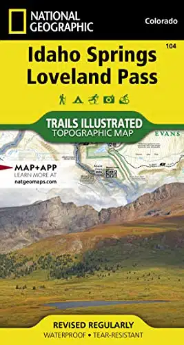 Idaho Springs, Loveland Pass Map (National Geographic Trails Illustrated Map, )