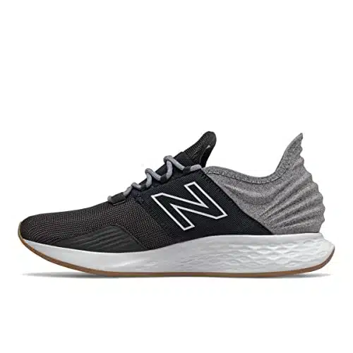 New Balance Men's Fresh Foam Roav VSneaker, BlackLight Aluminum,