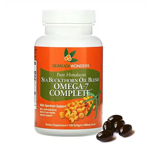 SeabuckWonders Sea Buckthorn Oil Blend, Omega Complete, Max Potency, Count Softgels